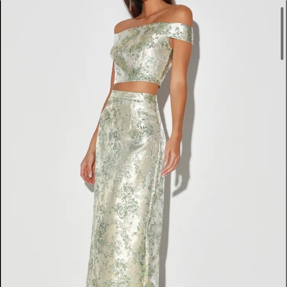 NWT Lulus Two Piece Skirt Set